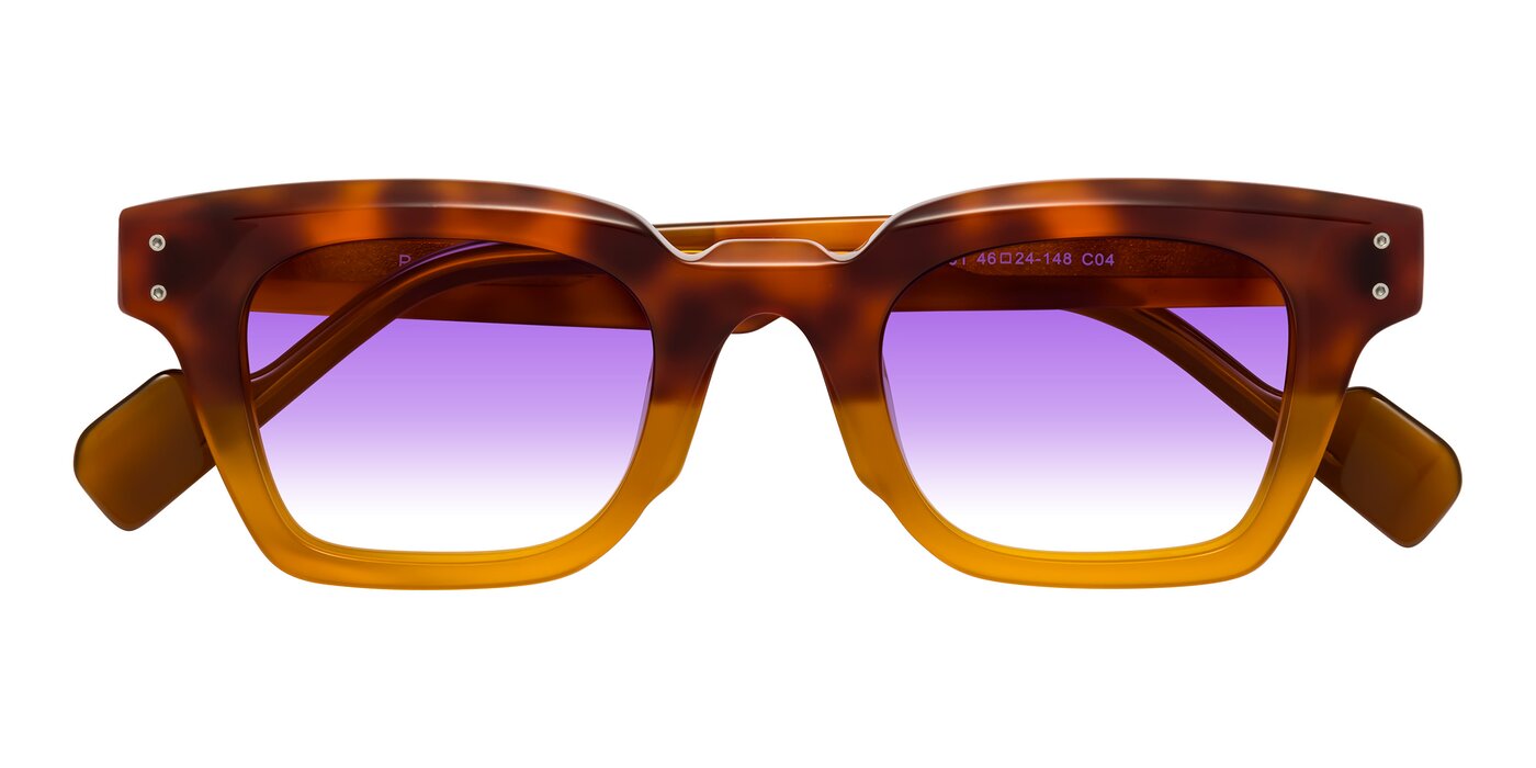 Perez - Tortoise/Amber Gradient Sunglasses
