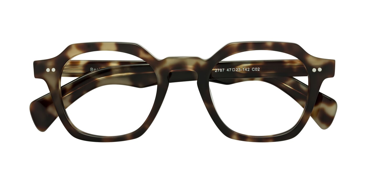 Beckett - Olive Tortoise Eyeglasses