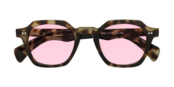 Front of Beckett in Olive Tortoise