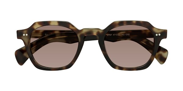 Front of Beckett in Olive Tortoise