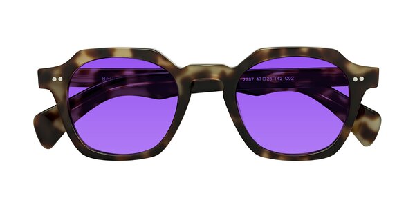 Front of Beckett in Olive Tortoise