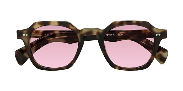 Front of Beckett in Olive Tortoise
