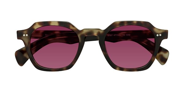 Front of Beckett in Olive Tortoise