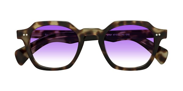 Front of Beckett in Olive Tortoise