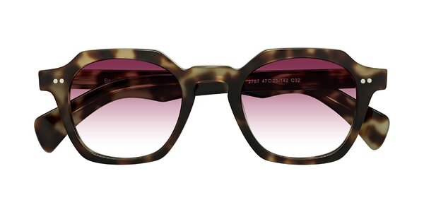 Front of Beckett in Olive Tortoise