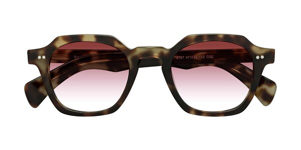Front of Beckett in Olive Tortoise