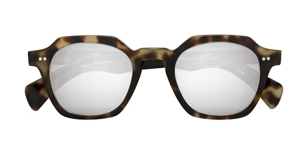 Front of Beckett in Olive Tortoise