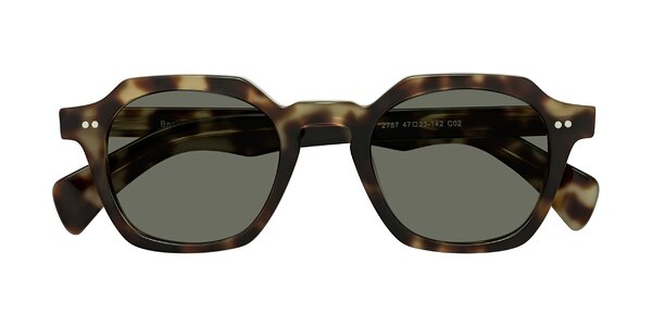 Front of Beckett in Olive Tortoise