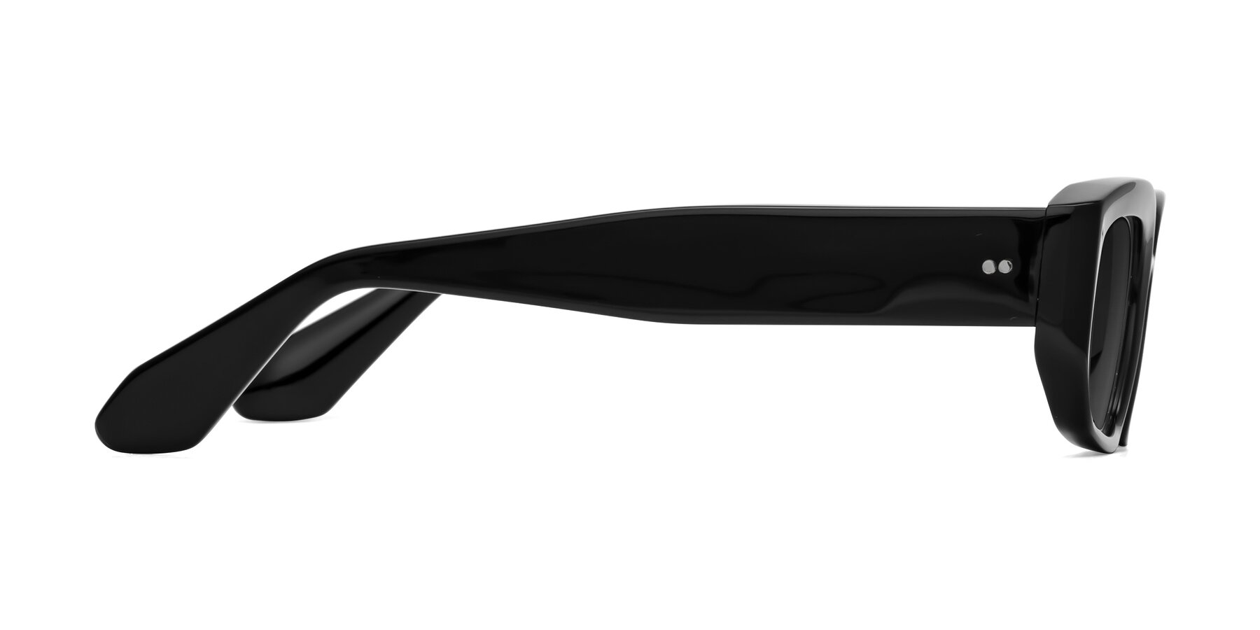 Side of Mukulu in Black with Gray Tinted Lenses