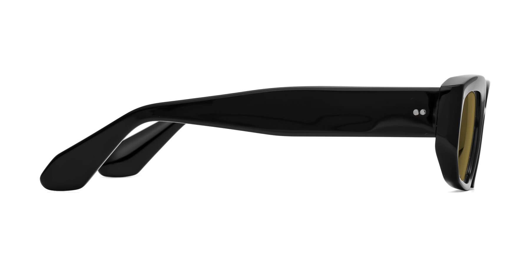 Side of Mukulu in Black with Brown Polarized Lenses