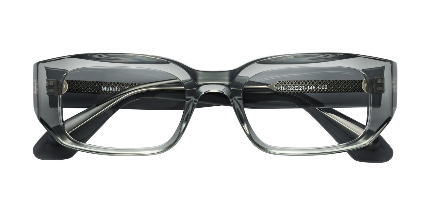 Mukulu - Transparent Gray Eyeglasses