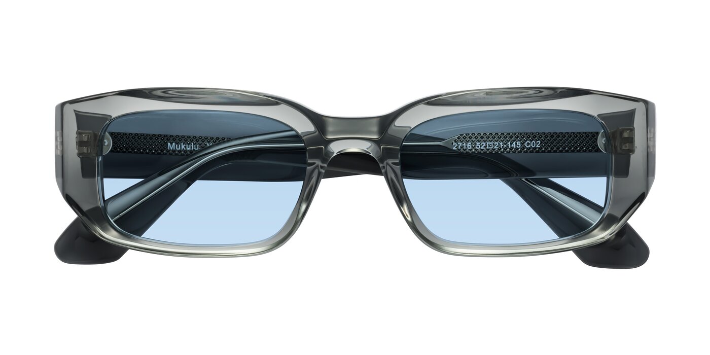 Mukulu - Transparent Gray Tinted Sunglasses