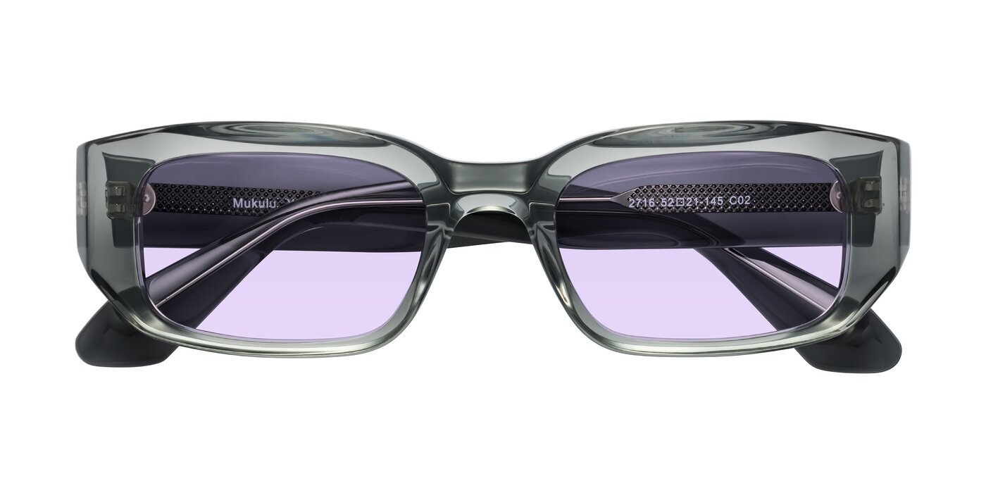 Mukulu - Transparent Gray Tinted Sunglasses