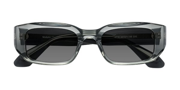 Front of Mukulu in Transparent Gray