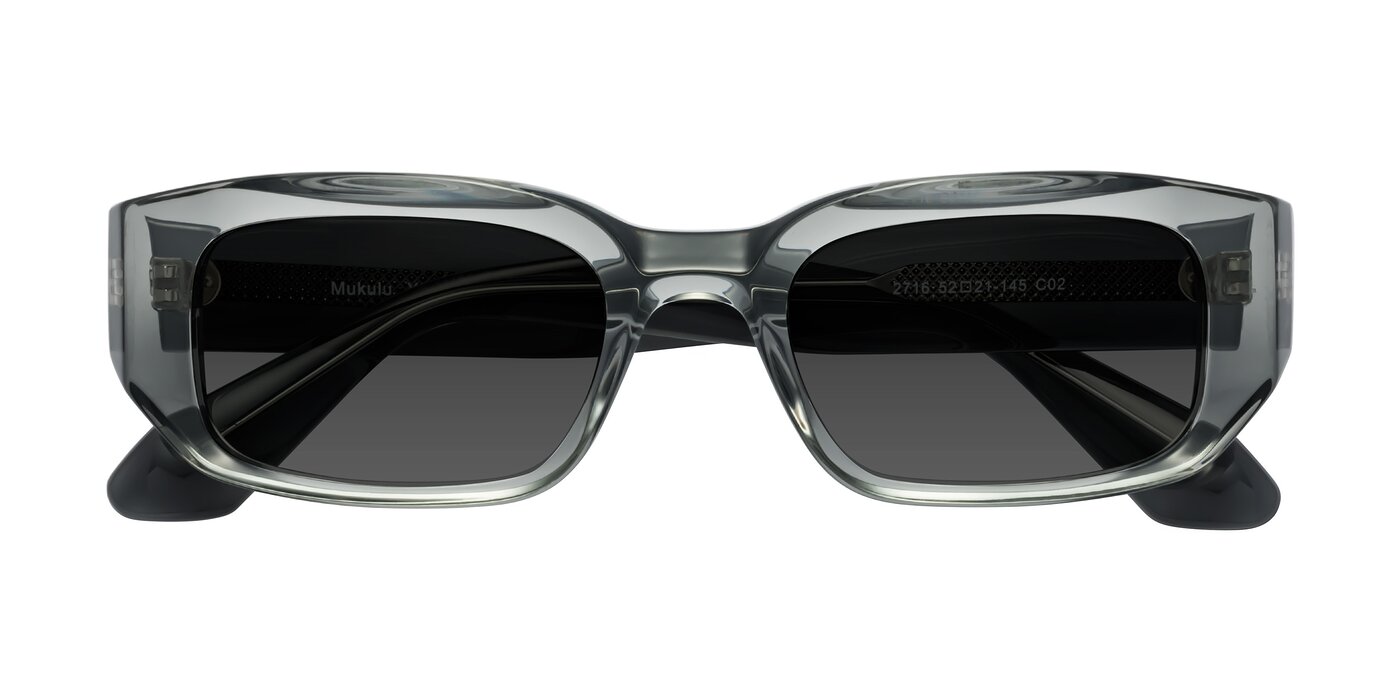 Mukulu - Transparent Gray Tinted Sunglasses