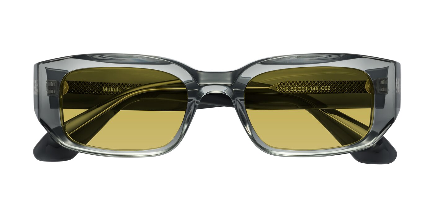 Mukulu - Transparent Gray Tinted Sunglasses