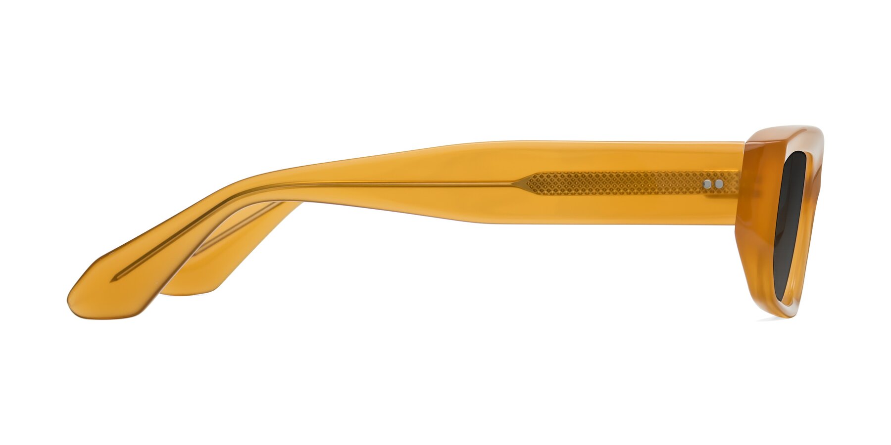 Side of Mukulu in Honey with Gray Tinted Lenses