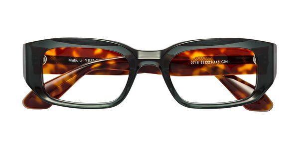 Front of Mukulu in Dark Slate Gray/Tortoise