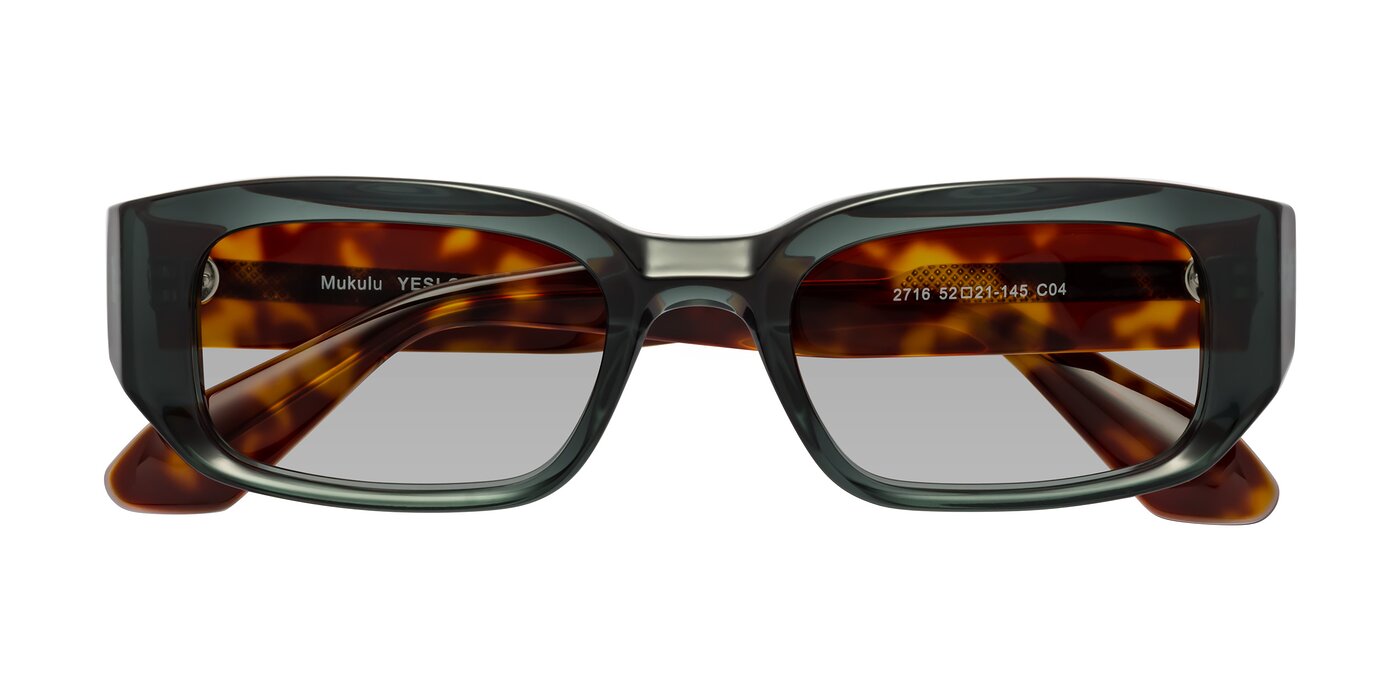 Mukulu - Dark Slate Gray/Tortoise Tinted Sunglasses