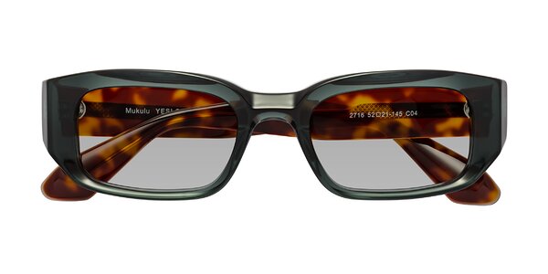Front of Mukulu in Dark Slate Gray/Tortoise