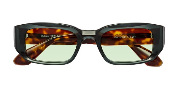 Front of Mukulu in Dark Slate Gray/Tortoise