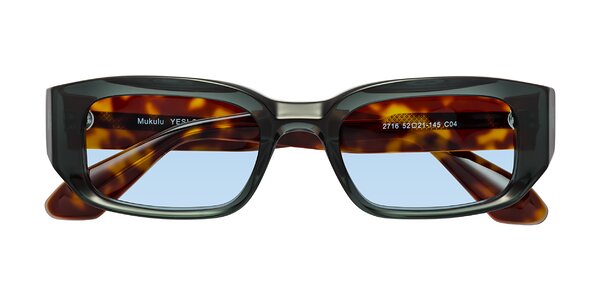 Front of Mukulu in Dark Slate Gray/Tortoise
