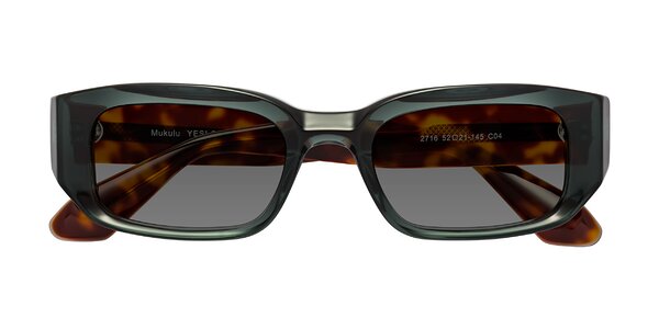 Front of Mukulu in Dark Slate Gray/Tortoise