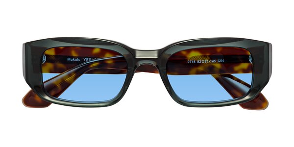 Front of Mukulu in Dark Slate Gray/Tortoise