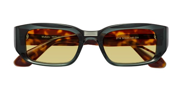 Front of Mukulu in Dark Slate Gray/Tortoise