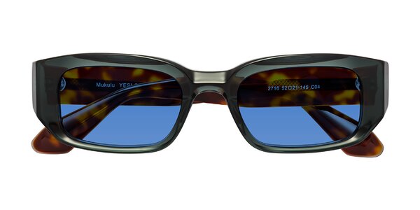 Front of Mukulu in Dark Slate Gray/Tortoise