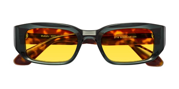 Front of Mukulu in Dark Slate Gray/Tortoise