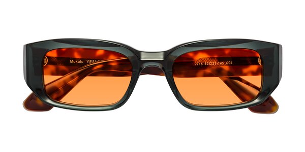 Front of Mukulu in Dark Slate Gray/Tortoise