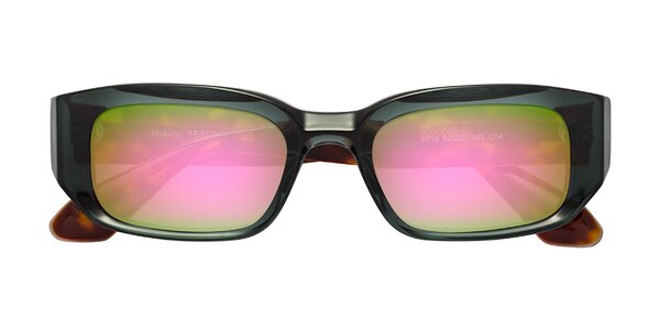Front of Mukulu in Dark Slate Gray/Tortoise