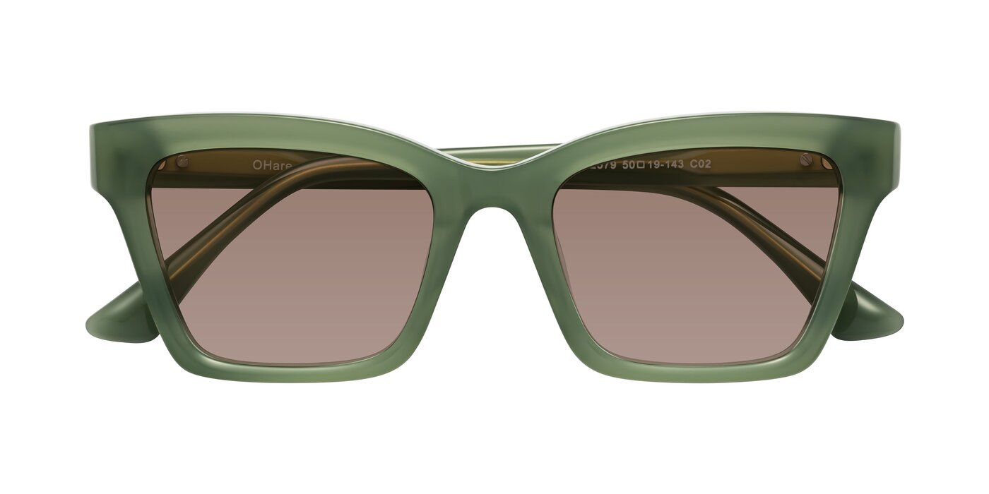 OHare - Sage Green Tinted Sunglasses
