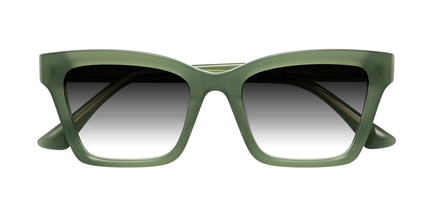 OHare - Sage Green Gradient Sunglasses