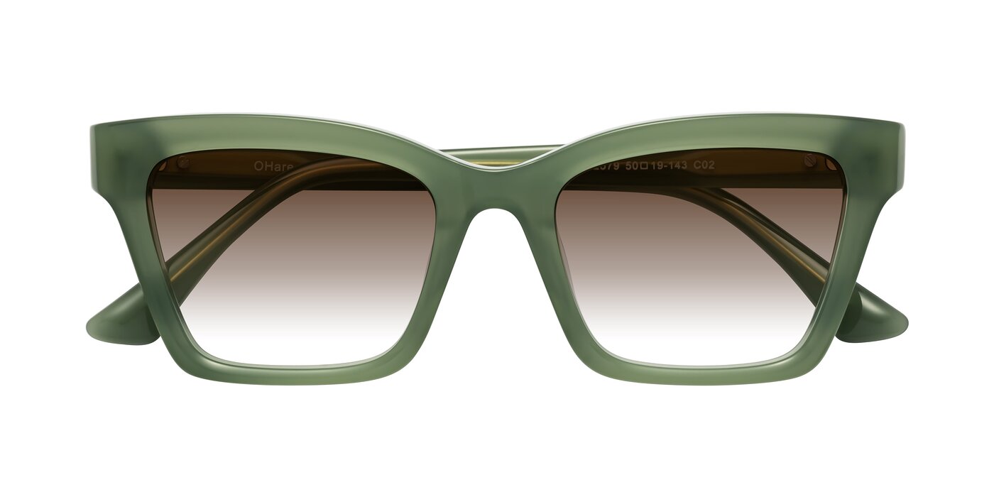 OHare - Sage Green Gradient Sunglasses
