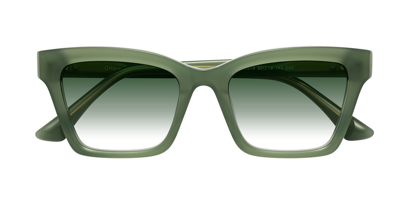 OHare - Sage Green Gradient Sunglasses