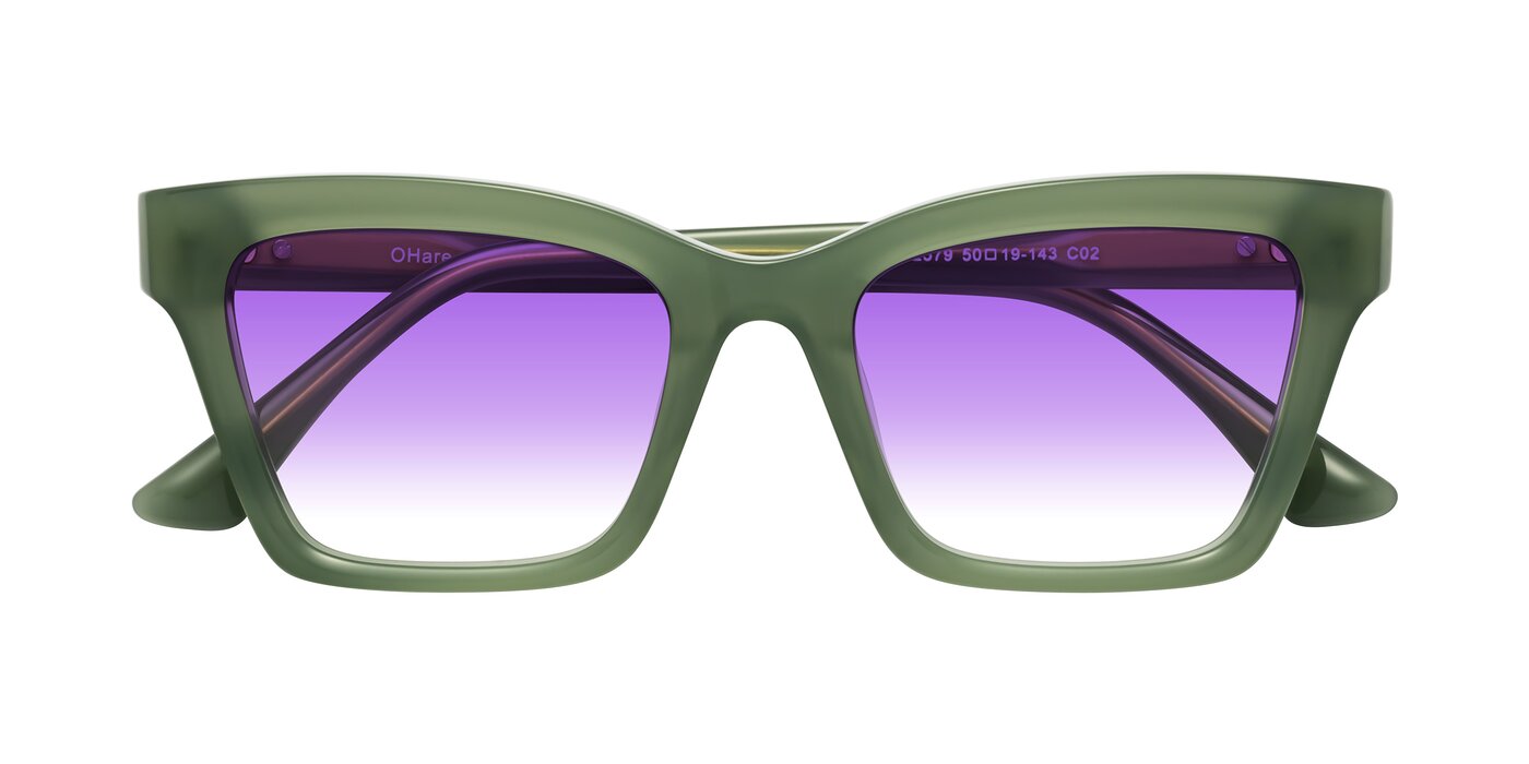 OHare - Sage Green Gradient Sunglasses