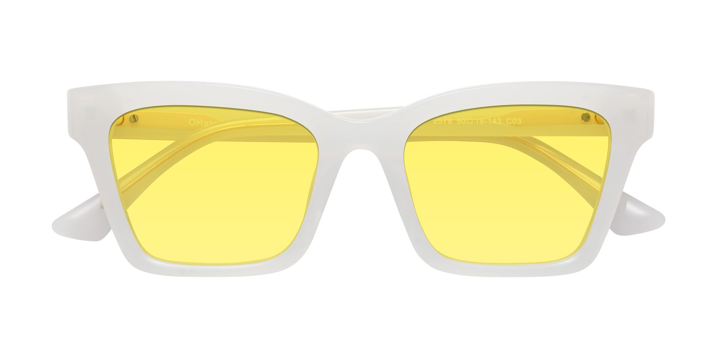 OHare - Snow White Tinted Sunglasses
