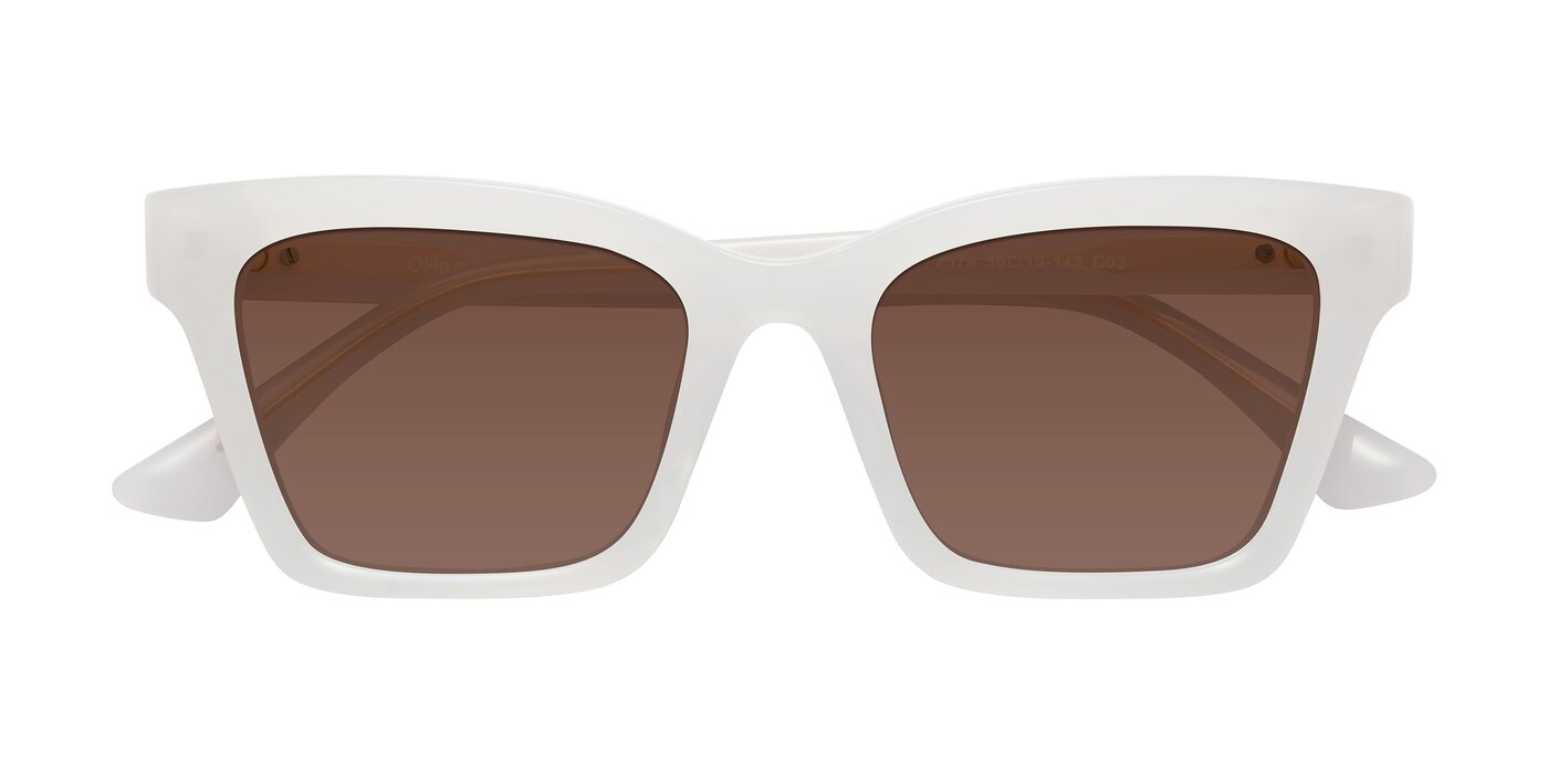 OHare - Snow White Tinted Sunglasses
