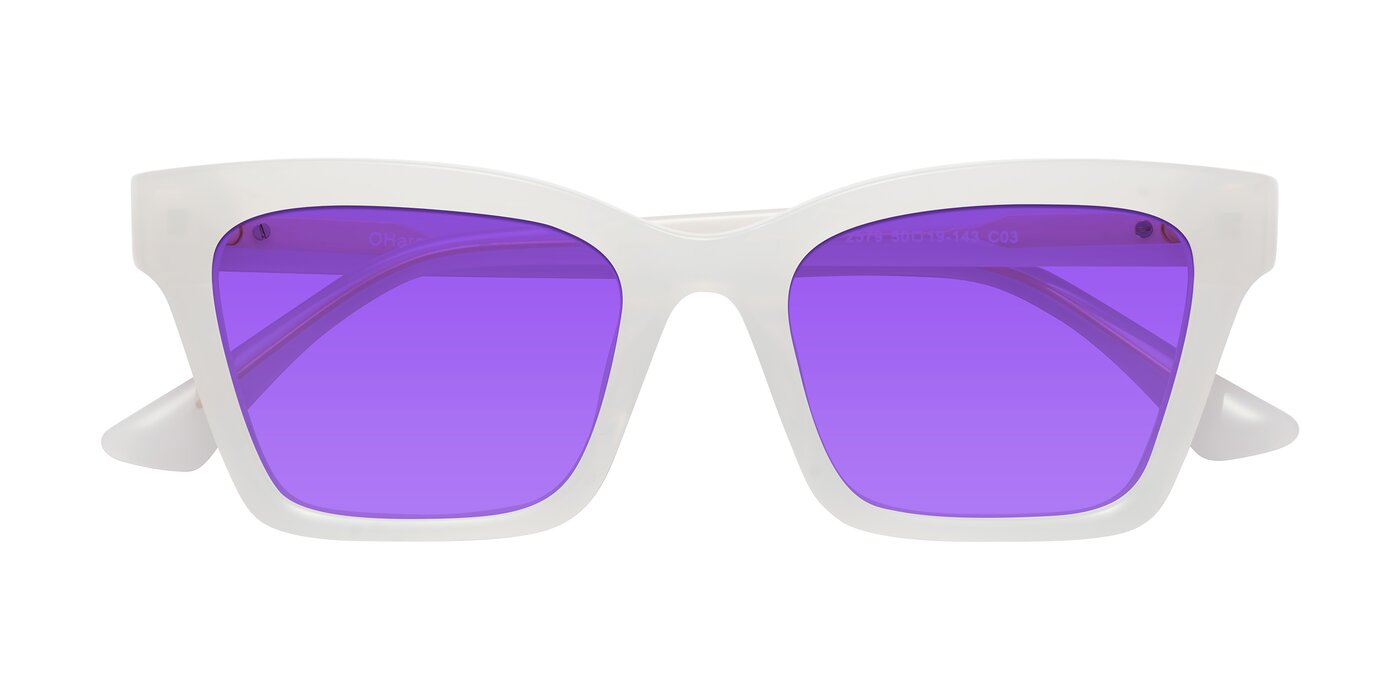 OHare - Snow White Tinted Sunglasses