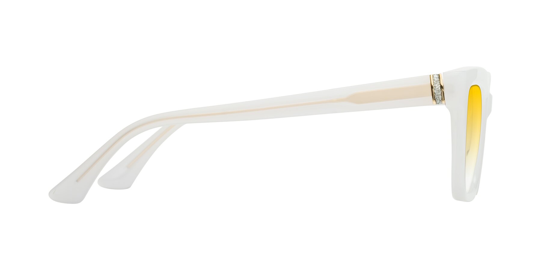Side of OHare in Snow White with Yellow Gradient Lenses