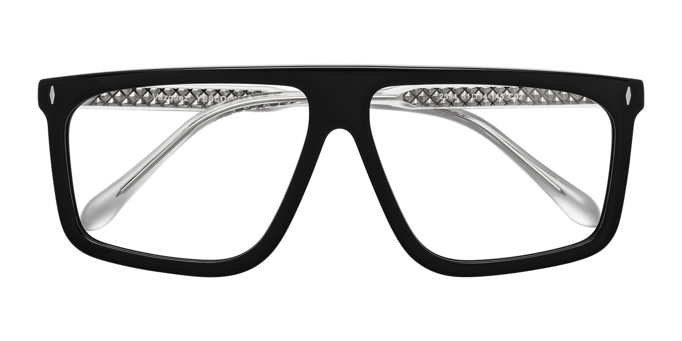 Vazquez - Black/Silver Eyeglasses