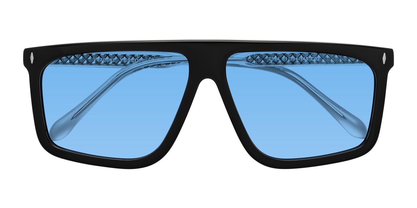 Vazquez - Black/Silver Tinted Sunglasses