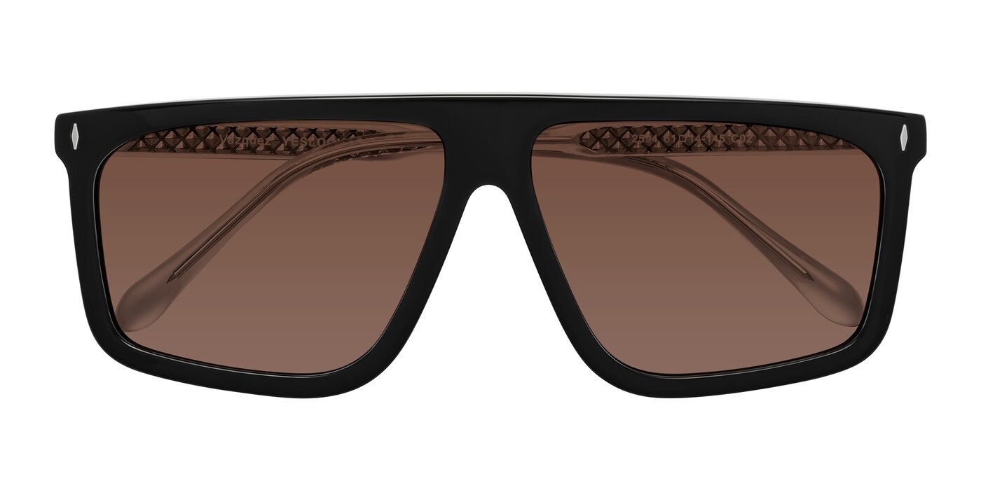 Vazquez - Black/Silver Tinted Sunglasses