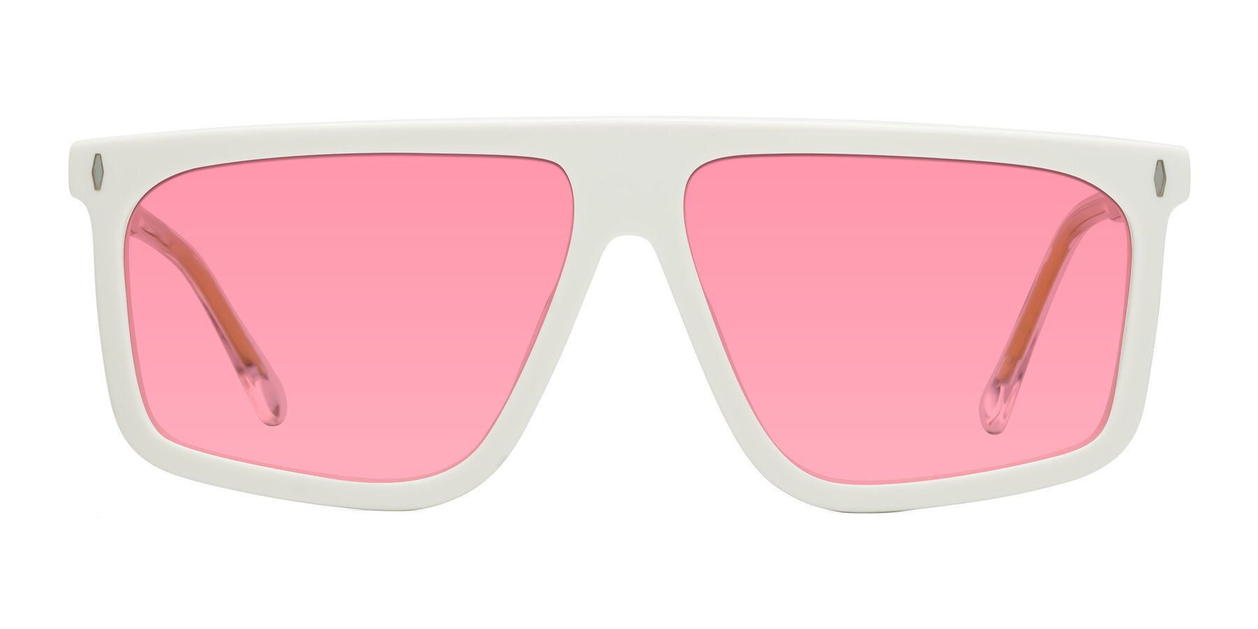 Vazquez - White/Gold Sunglasses