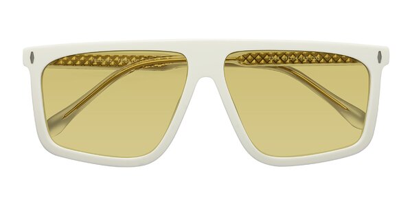 Front of Vazquez in White/Gold