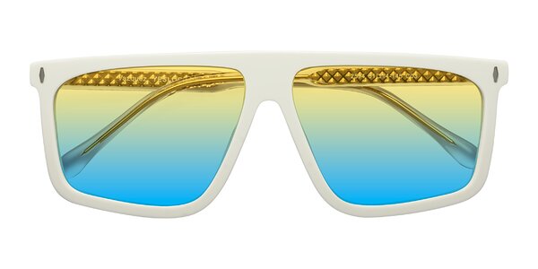 Front of Vazquez in White/Gold