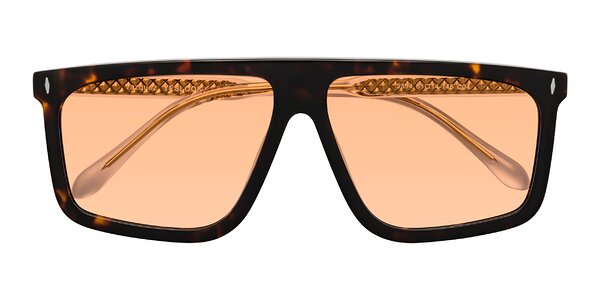 Front of Vazquez in Tortoise/Gold