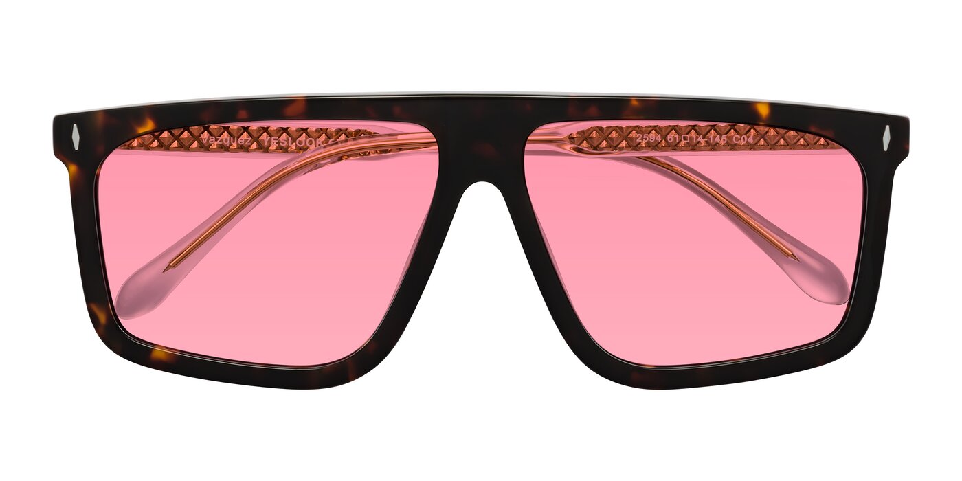Vazquez - Tortoise/Gold Tinted Sunglasses